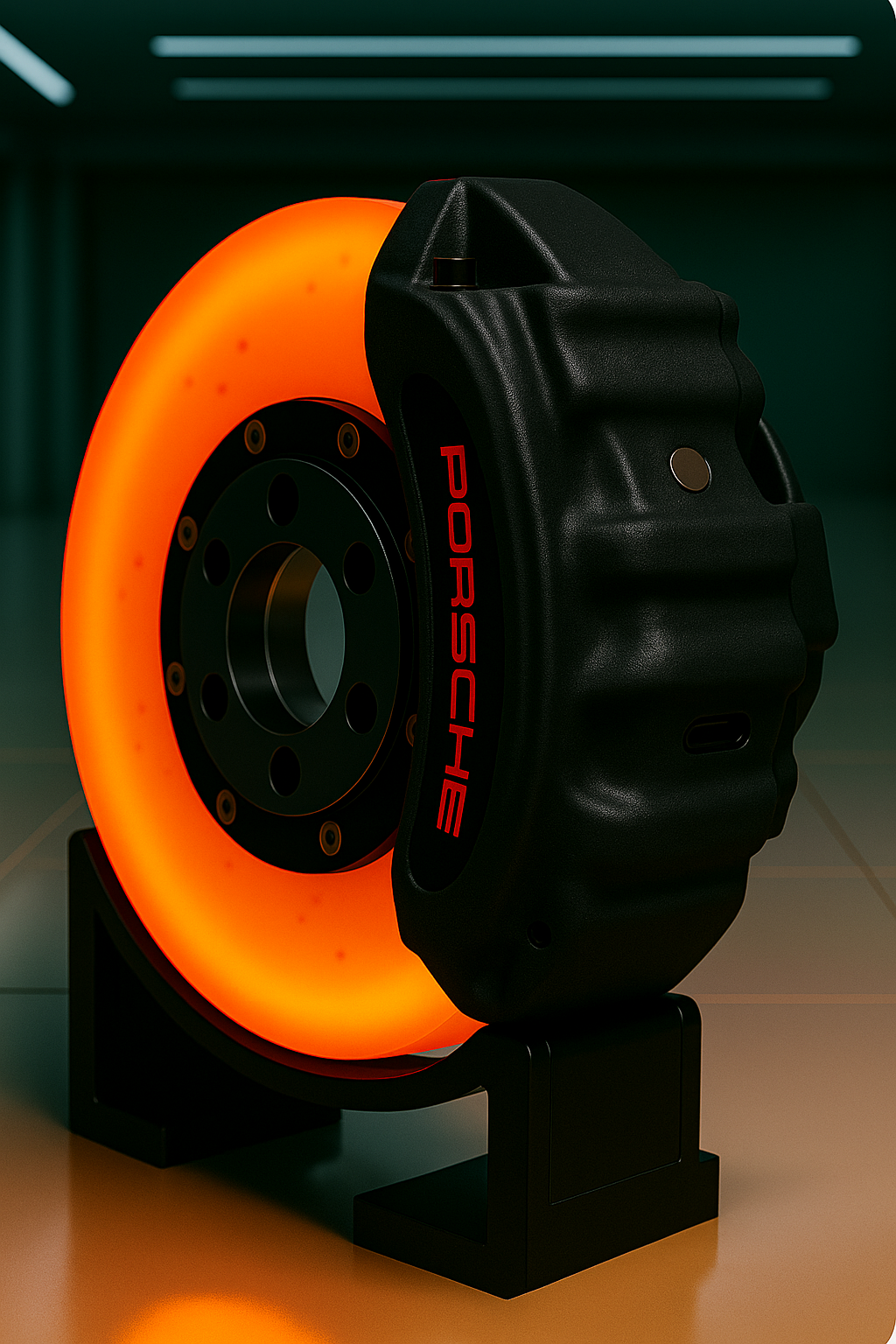 Porsche Brake Disc Lamp – USB-C Rechargeable