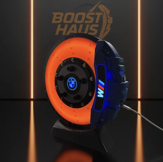 BoostHaus Smart Lamp - Customizable Brake Disc Display Lamp